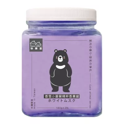 快樂屋精粹香薰罐 180g 麝香/小蒼蘭/薰衣草/橙花/鳶尾花/蔚藍【佳瑪】香雪小蒼蘭-紫