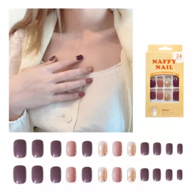 NAFFY NAIL俏麗美甲片-紫魅女伶【佳瑪】