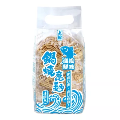 上智鍋燒麵 冬菜雞絲麵/泡菜意麵/海鮮意麵 70gx4【佳瑪】|海鮮意麵