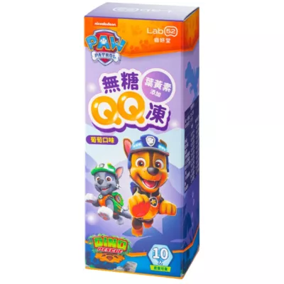 齒妍堂 汪汪隊聯名 無糖QQ凍(多多/葡萄/荔枝) 200g【佳瑪】葡萄