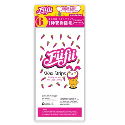 Fii Fi除毛貼片(大片)-甜美花香6片蜜蠟貼片