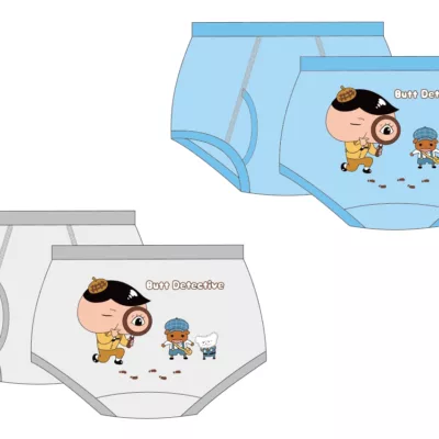 卡通屁屁偵探 男童純棉內褲 2入 90~130CM【佳瑪】120CM