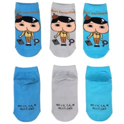 屁屁偵探 童襪9-14CM、15-22CM【佳瑪】15-22CM 屁屁偵探