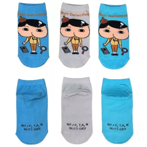 屁屁偵探 童襪9-14CM、15-22CM【佳瑪】15-22CM 屁屁偵探