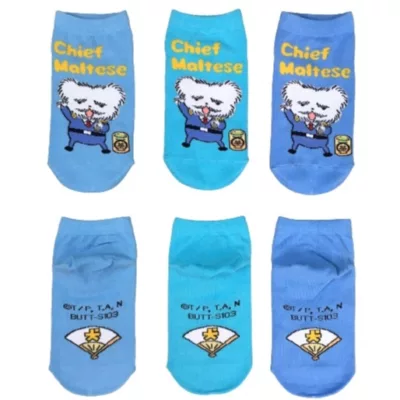 屁屁偵探 童襪9-14CM、15-22CM款式:1522CM 馬爾濟斯局長