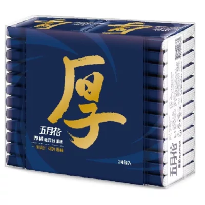 五月花 厚棒 袖珍包面紙 8抽24包【佳瑪】隨身 攜帶式 面紙