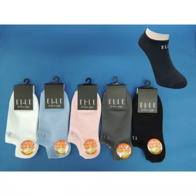 ELLE 簡約素面隱形襪22-24CM 【佳瑪】