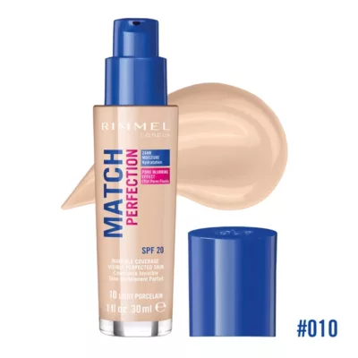 Rimmel 倫敦芮魅 超完美吻肌保濕粉底液30ml 共4色【佳瑪】010粉膚色