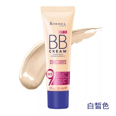 Rimmel 倫敦芮魅 9效合一BB霜 共2色 30ml色號:白皙色