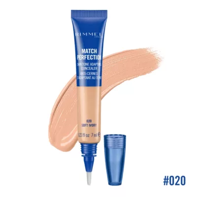 Rimmel 倫敦芮魅 超完美吻肌保濕遮瑕膏 共2色 7ml色號:020