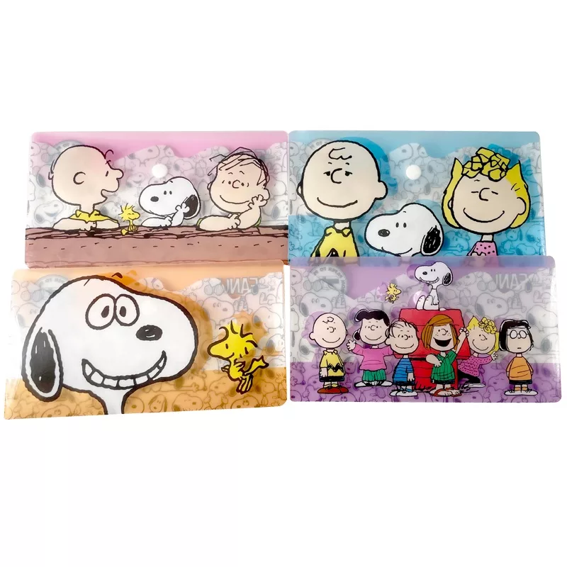 Snoopy文件口罩收納袋(附扣) DFDC70-3【佳瑪】