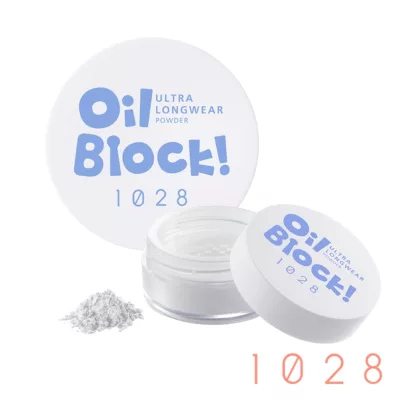 1028 Oil Block!超吸油嫩蜜粉 共3色色號:透明