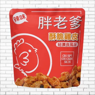胖老爹 酥脆雞皮(原味/辣味/蒜片) 【佳瑪】炸雞皮 休閒零嘴辣味