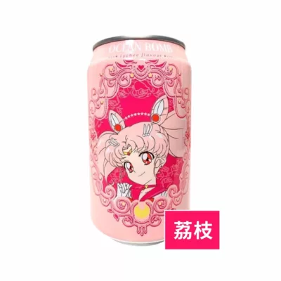 YHB OB 美少女戰士氣泡水 黃金柚/荔枝/水梨/草莓/小黃瓜/芒果 330ml【小女子】月光仙子 新角色發行木星金星荔枝