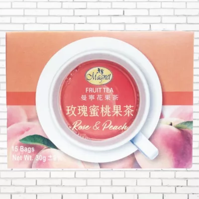 曼寧健康花草茶(玫瑰/薰衣草/洋甘菊/康福茶/藍莓/玫瑰蜜桃果茶)15入口味:蜜桃水果