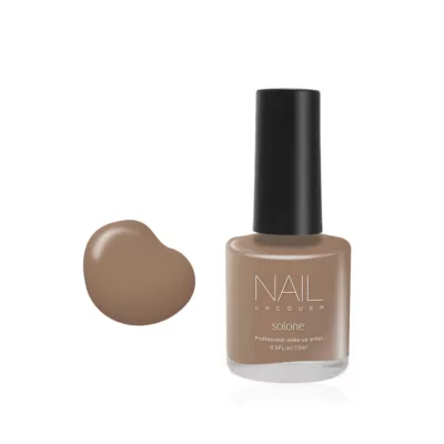 SOLONE 輕莫蘭迪指甲油 15ml 共24色 時尚 秋冬【佳瑪】141 核桃蜂蜜