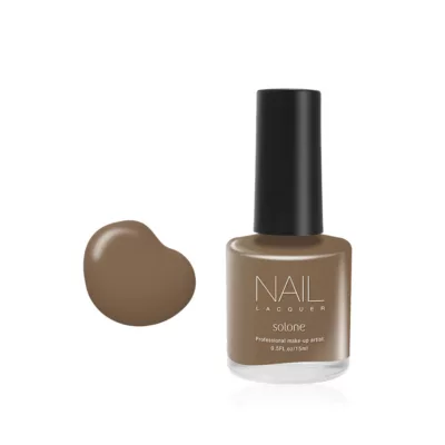 SOLONE 輕莫蘭迪指甲油 15ml 共24色 時尚 秋冬【小女子】142 麂皮茶褐