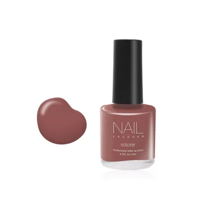 SOLONE 輕莫蘭迪指甲油 15ml 共24色 時尚 秋冬【佳瑪】144 沉香蜜茶