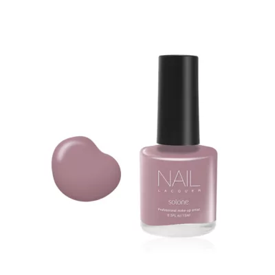 SOLONE 輕莫蘭迪指甲油 15ml 共24色 時尚 秋冬【佳瑪】146 玫瑰豆沙