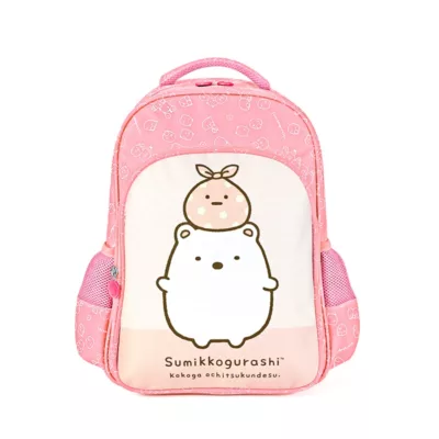 角落小夥伴-童心樂學 童趣滿版大童書包【佳瑪】白熊_粉