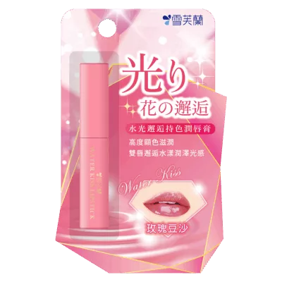 雪芙蘭水光邂逅持色潤唇膏3g 共3色色號:玫瑰豆沙