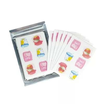 Belle Madame 貝麗瑪丹 口罩香氛貼(玫瑰/檸檬/薰衣草/薄荷)36枚入 時尚防疫必備品款式:草莓牛奶薄荷