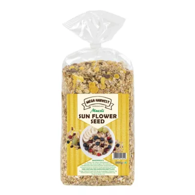 Mega Harvest德國穀片1000g(什錦榛果/向日葵籽/什錦穀片/什錦水果)口味:向日葵籽