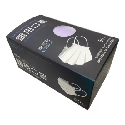 順易利醫用口罩 成人/兒童 50入【小女子】成人款-紫