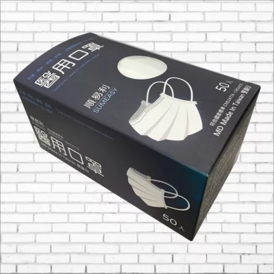 順易利醫用口罩 成人/兒童 50入【小女子】成人款-白