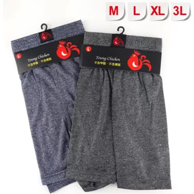 公雞AB紗平口褲M~3L尺寸:XL