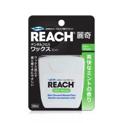 麗奇潔牙線含蠟50m【佳瑪】薄荷