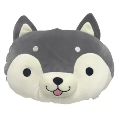超萌動物造型暖手枕款式:哈士奇