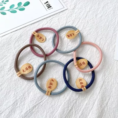 莫藍迪色 無接縫 耐用 O束 髮圈 6入(彩)不咬頭髮