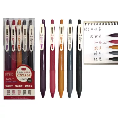 復古中性筆套組【佳瑪】宮廷系