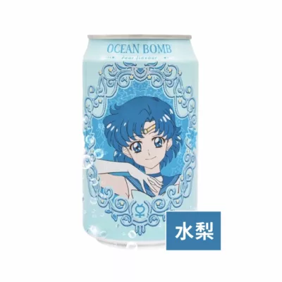 OB美少女戰士氣泡水 黃金柚/荔枝/水梨/草莓/小黃瓜/芒果/鳳梨/奇異果330ml【佳瑪】月光仙子 土星冥王星水梨