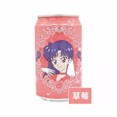 YHB OB 美少女戰士氣泡水 黃金柚/荔枝/水梨/草莓/小黃瓜/芒果 330ml【小女子】月光仙子 新角色發行木星金星草莓