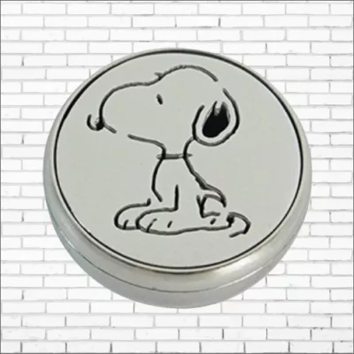 Snoopy 史努比精油香氛釦 15mm 附8片棉片【佳瑪】防疫必需品坐姿Snoopy