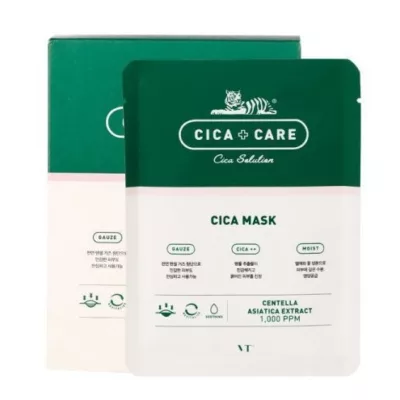 韓國VT CICA 老虎 積雪草 面膜10入 抗過敏【佳瑪】