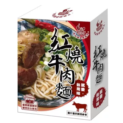 台客99牛肉麵(紅燒/酸菜/香菇雞麵)580g【佳瑪】紅燒牛肉麵
