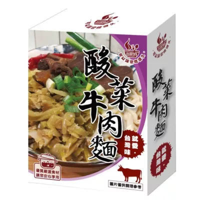 台客99牛肉麵(紅燒/酸菜/香菇雞麵)580g【佳瑪】酸菜牛肉麵
