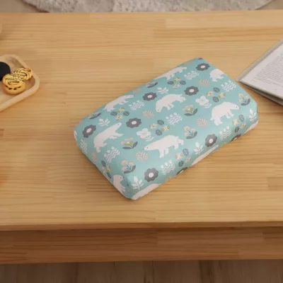 COOL熊涼感記憶午安枕20x30x7cm(粉/綠)規格:綠