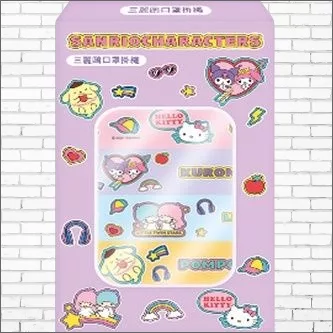 三麗鷗-口罩掛繩(4入) 【佳瑪】紫