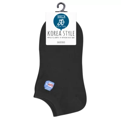VOLA 維菈 韓系刺繡船形襪 22-24CM【佳瑪】牛奶(黑)