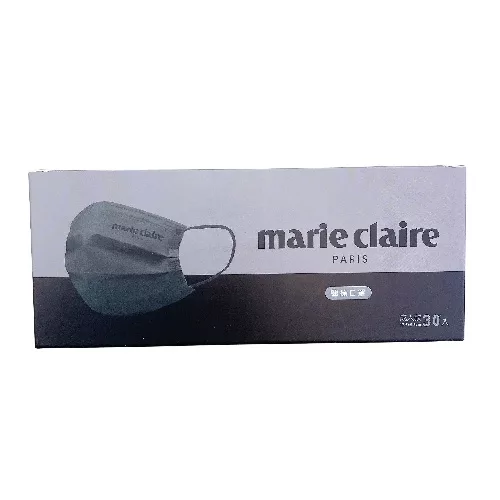Marie Claire美麗佳人 聚泰醫療口罩 平面醫療口罩 30片/盒 【小女子】墨岩黑 30入