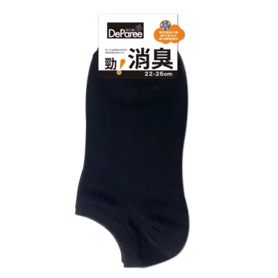 蒂巴蕾 勁消臭船襪 22-24CM、25-28CM尺寸:M B黑DP21041