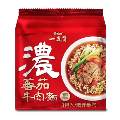 一度贊袋麵(蕃茄牛肉/剝皮辣椒雞肉/酸菜豬肉)(3入)口味:蕃茄牛肉