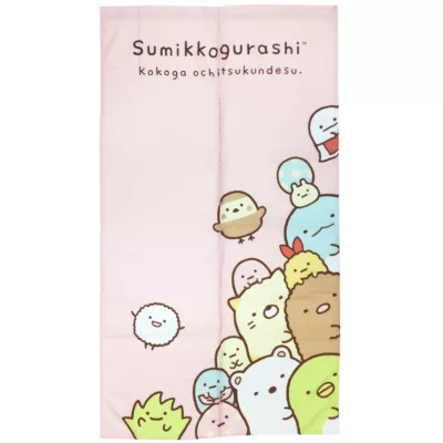 角落生物歡迎光臨門簾85x150cm【佳瑪】