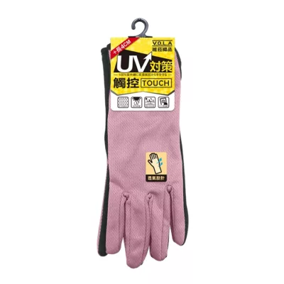 VOLA 加長觸控透氣網手套 KD573【佳瑪】粉