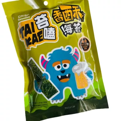 TAI KAE苔嗑脆海苔(胡椒鹽口味/醬燒風味)36g 全素【佳瑪】醬燒風味