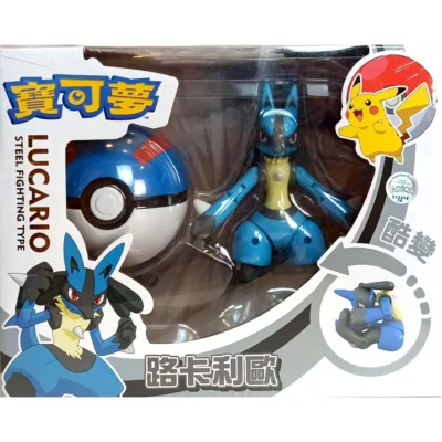寶可夢變形系列 皮卡丘/噴火龍/超夢/伊布/路卡力歐【佳瑪】路卡力歐